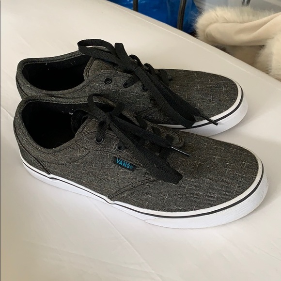 BLACK/GRAY VANS - Picture 1 of 3